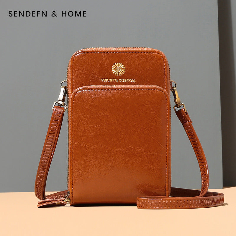 Korean Fashion Large Capacity Solid Color Crossbody Bags