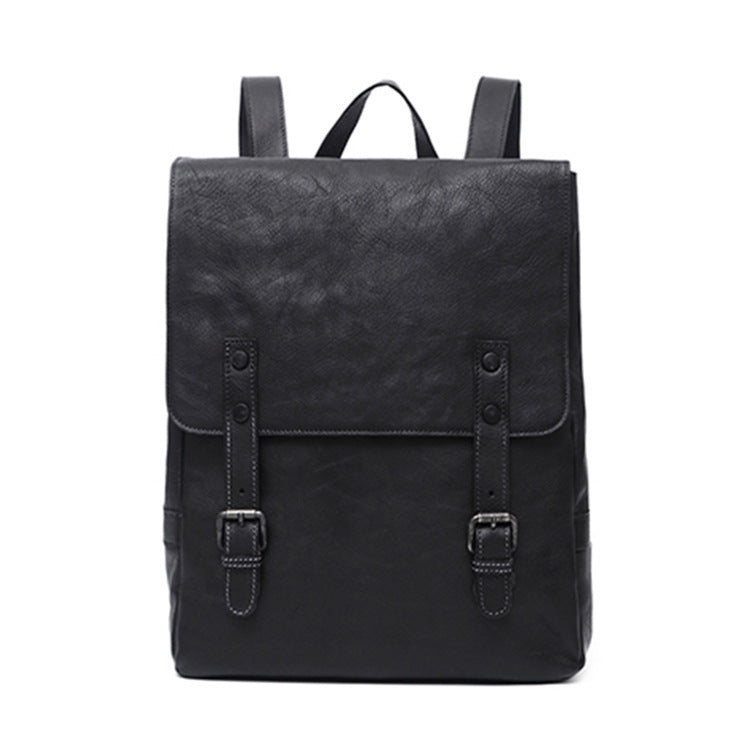 Men's Genuine Leather Vintage Fashion Cowhide Breathable Backpacks