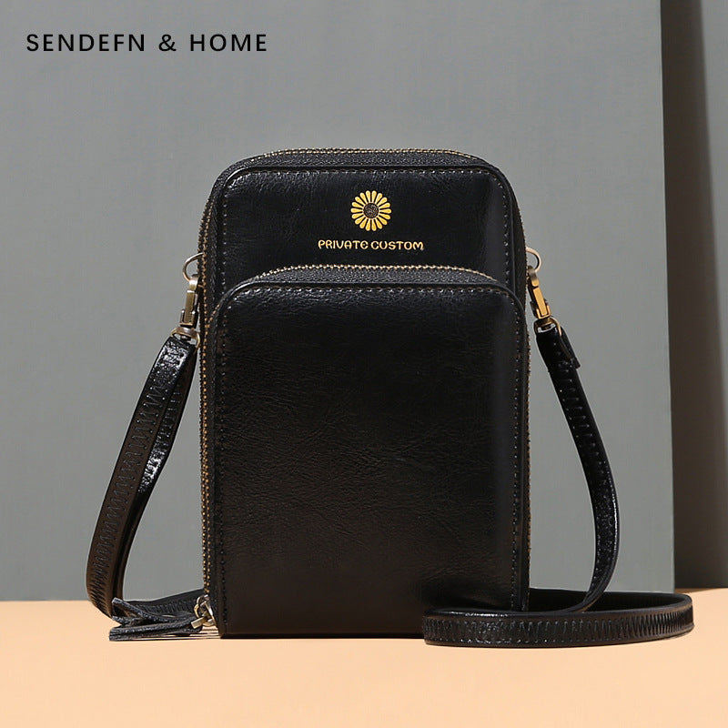 Korean Fashion Large Capacity Solid Color Crossbody Bags