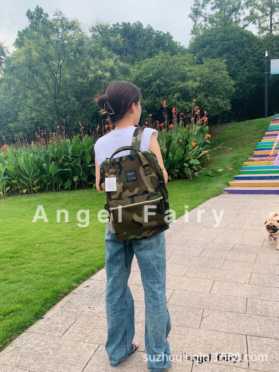 Women's Runaway Large Capacity Waterproof Canvas For Backpacks