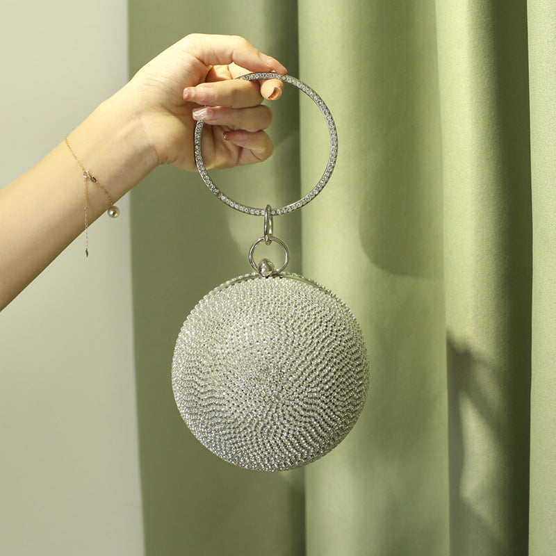 Women's Portable Diamond Ball Disco Dancing Dinner Evening Bags