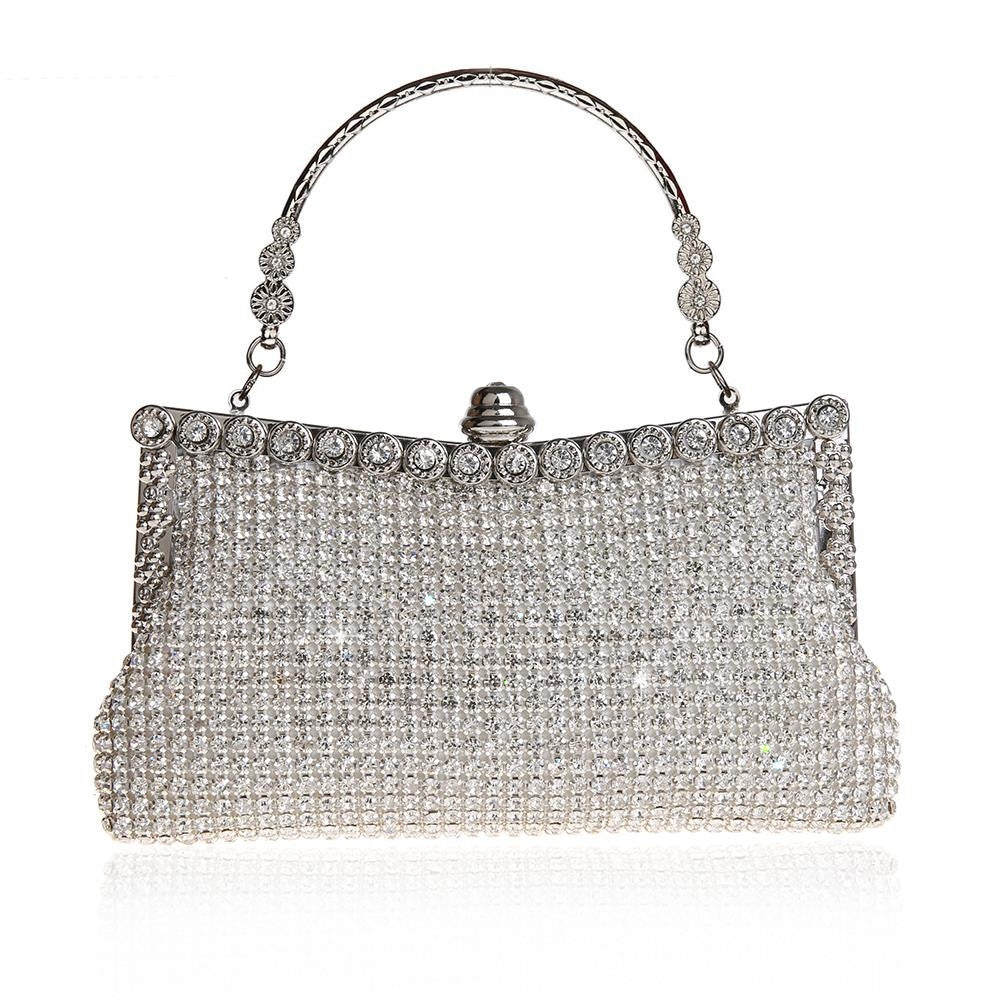 Rhinestone Hand-held Crystal Clutch Banquet Stylish Evening Bags