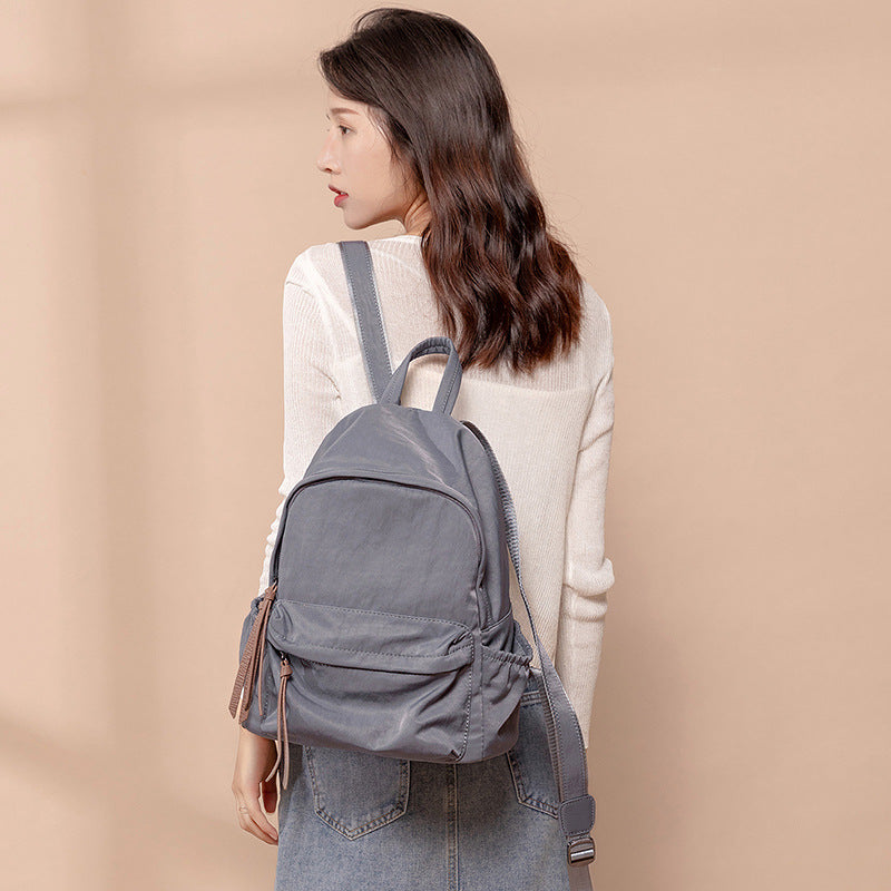 Women's Cloth Korean Style Versatile Fashion Large Backpacks