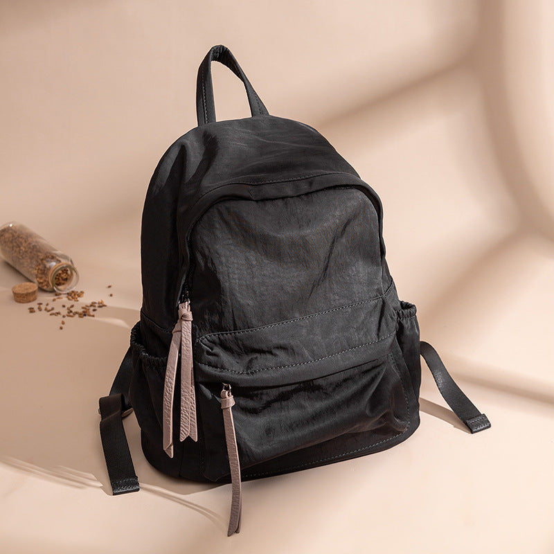 Women's Cloth Korean Style Versatile Fashion Large Backpacks