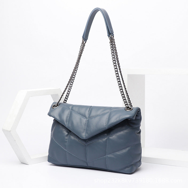Women's Sheepskin Large Capacity Fashionable Korean Genuine Bags