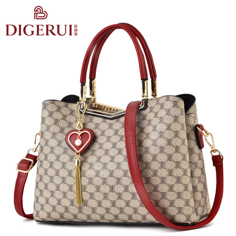 Women's Fashion Fashionable Large Capacity Portable Printed Handbags