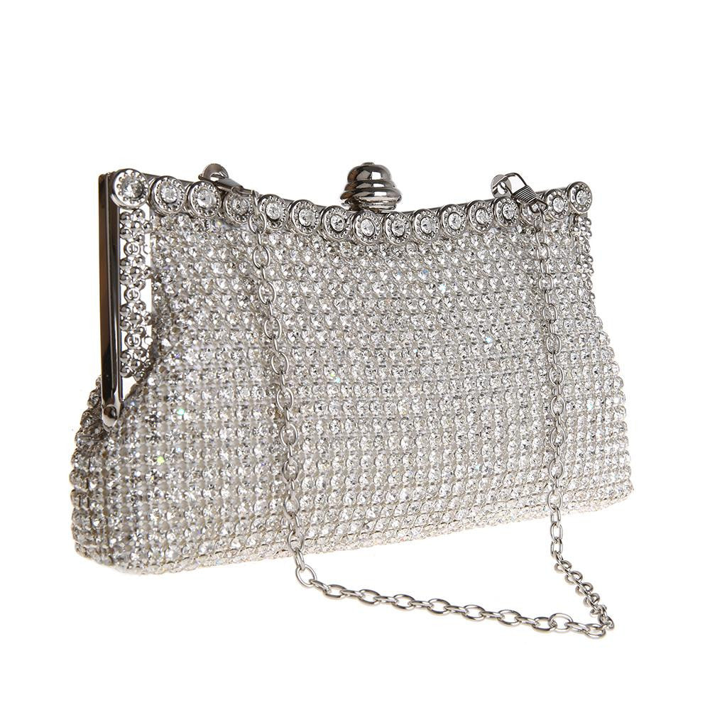 Rhinestone Hand-held Crystal Clutch Banquet Stylish Evening Bags