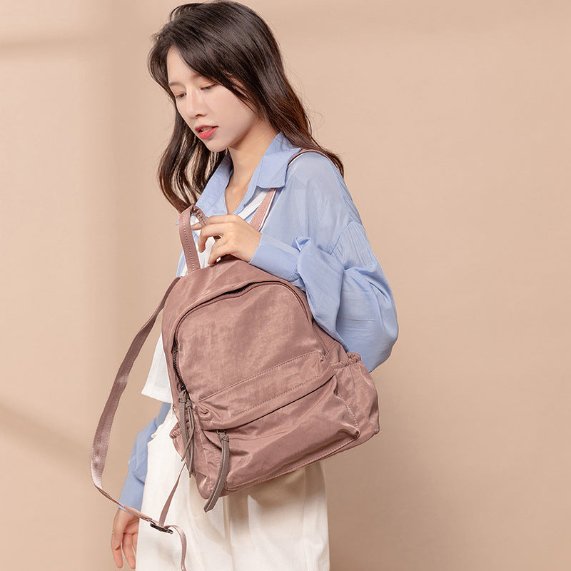 Women's Cloth Korean Style Versatile Fashion Large Backpacks