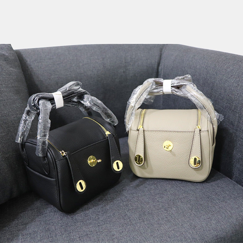 Mini Doctor Medical Box Light Luxury Lychee Pattern Crossbody Bags