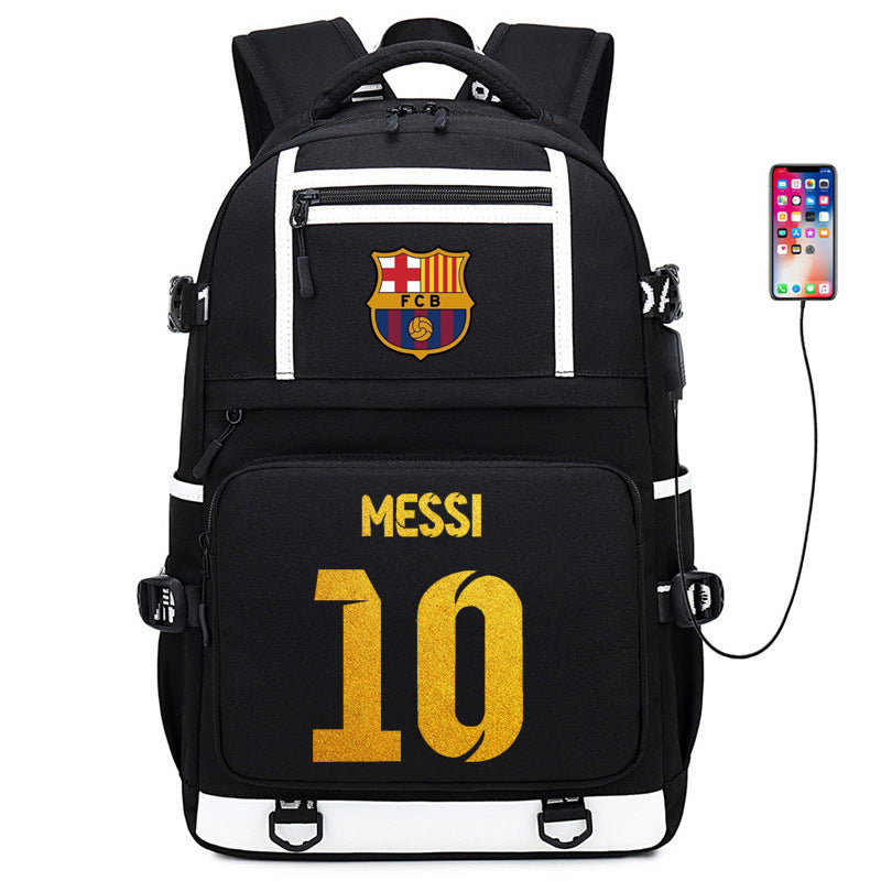 Men's Football Paris Luminous Large Capacity Backpacks