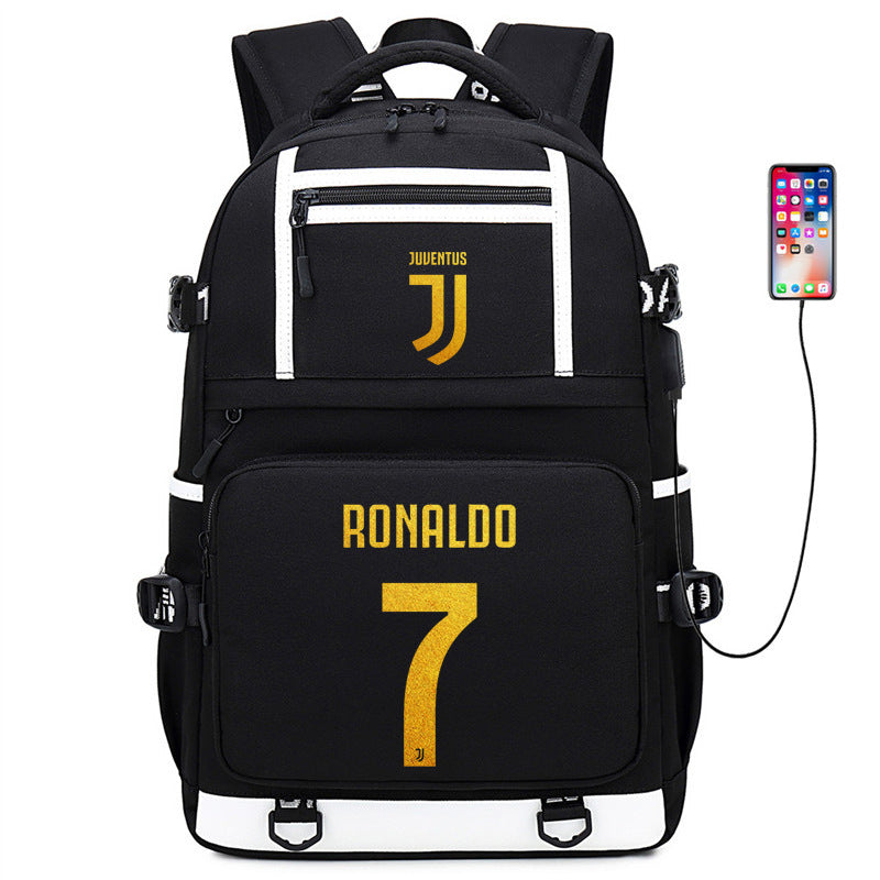 Men's Football Paris Luminous Large Capacity Backpacks