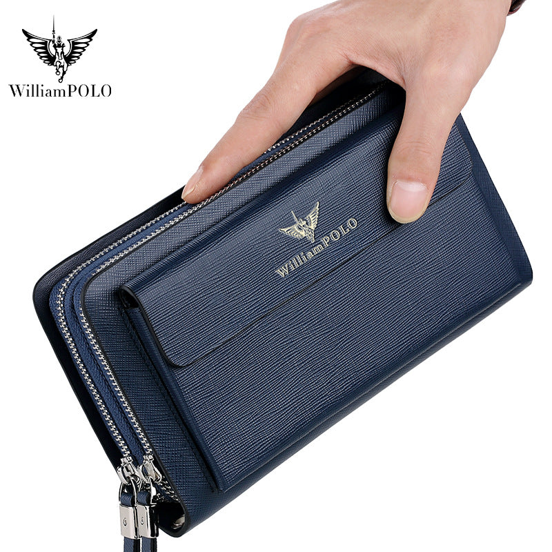 Men's Emperor Paul Genuine Leather Long Business Men's Handbags