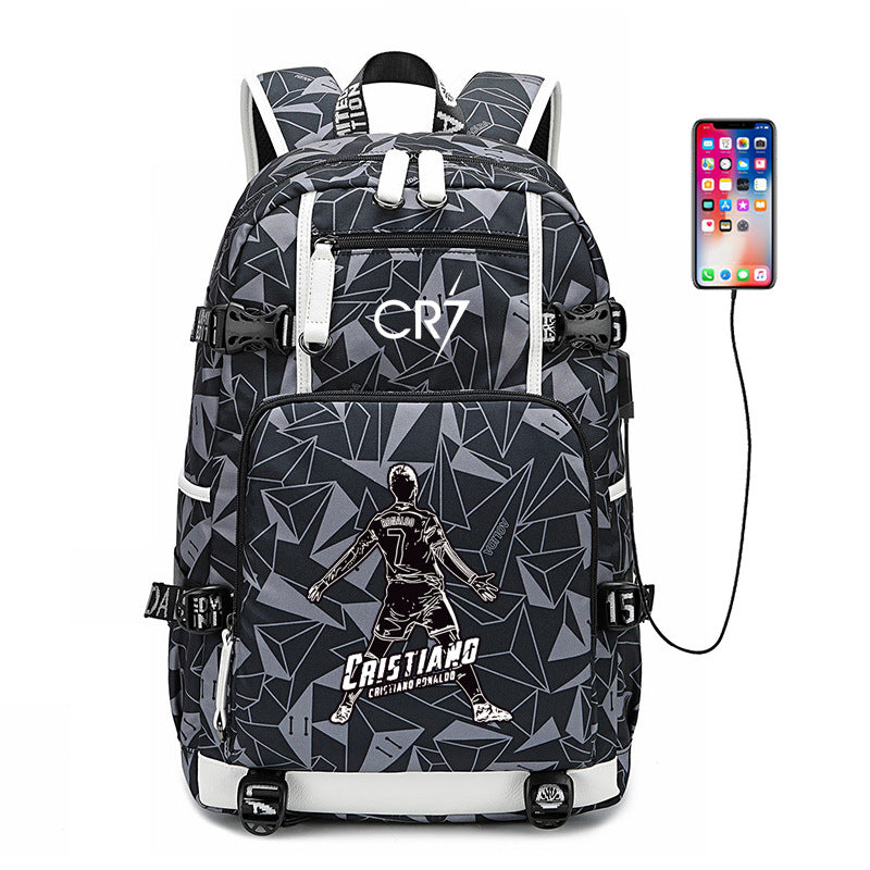 Massey Football Training Luminous Large Capacity Backpacks