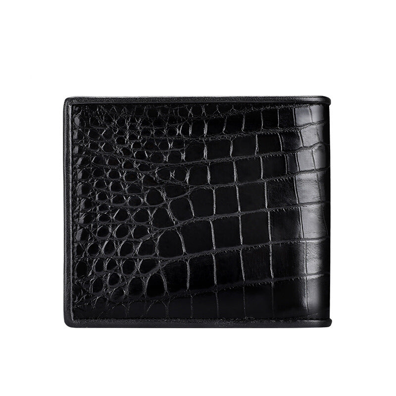 Men's Crocodile Leather Genuine Horizontal Business Fashion Men's Wallets