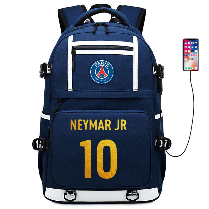 Men's Football Paris Luminous Large Capacity Backpacks