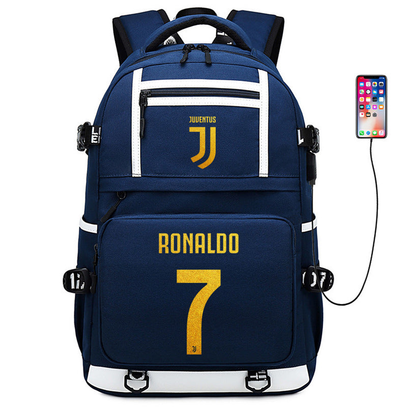 Men's Football Paris Luminous Large Capacity Backpacks
