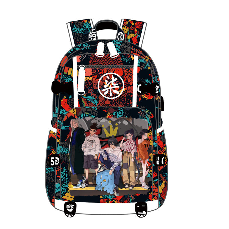 Mei Thirteen Anime Peripheral Male Female Backpacks