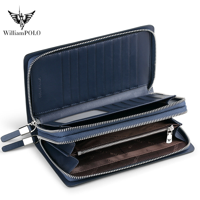 Men's Emperor Paul Genuine Leather Long Business Men's Handbags