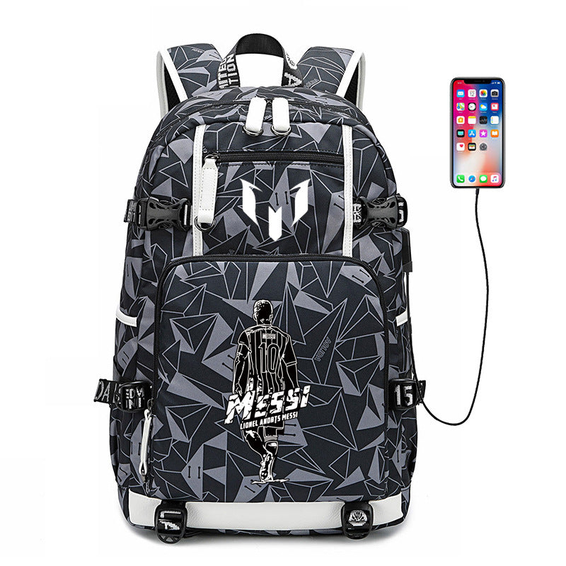 Massey Football Training Luminous Large Capacity Backpacks