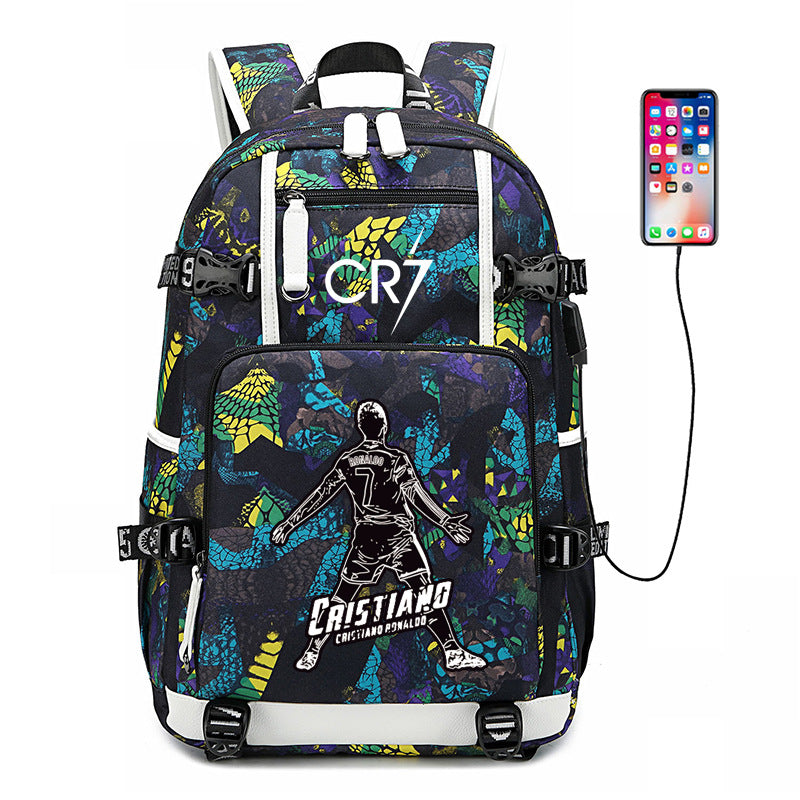 Massey Football Training Luminous Large Capacity Backpacks