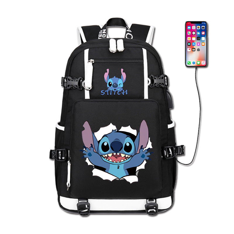 Joint Name Stitch Peripheral Star Anime Backpacks