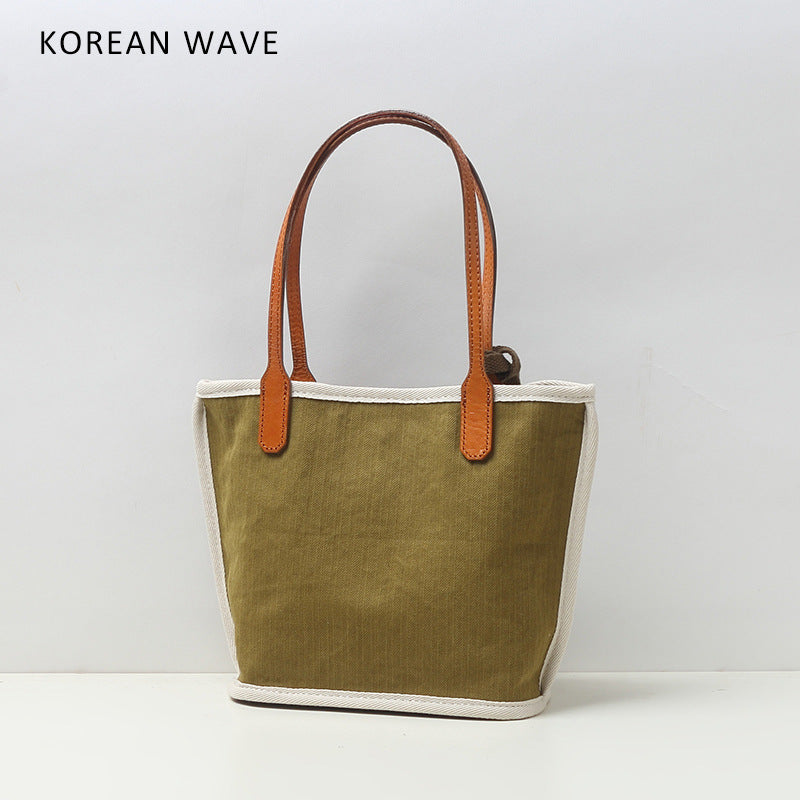 Women's Style Fashion Canvas Mother Simple Clutch Shoulder Bags