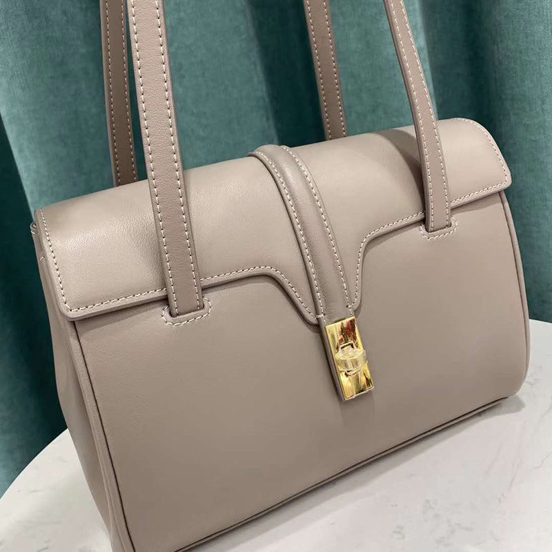 Women's Cow Leather Big Portable Underarm Shoulder Bags