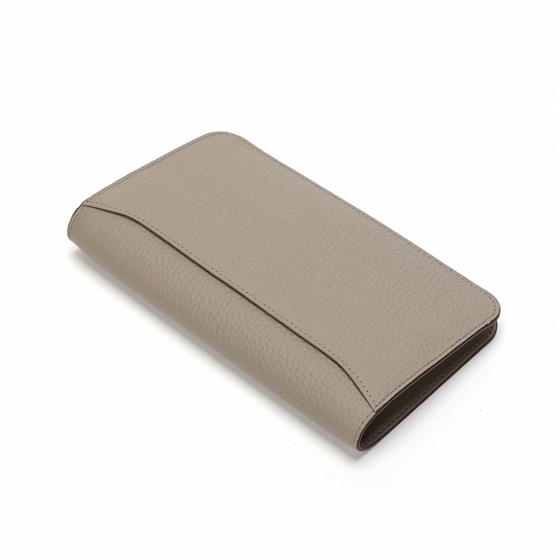 Women's Comfortable Genuine Leather Mobile Passport Ladies Wallets
