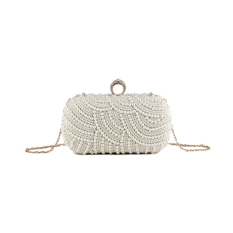 Pearl Embroidery Dinner Banquet Clutch Dress Evening Bags