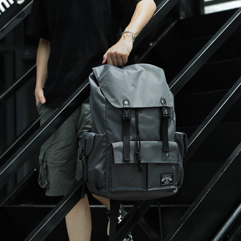 Men's Large Capacity Waterproof Rucksack Fashion College Backpacks