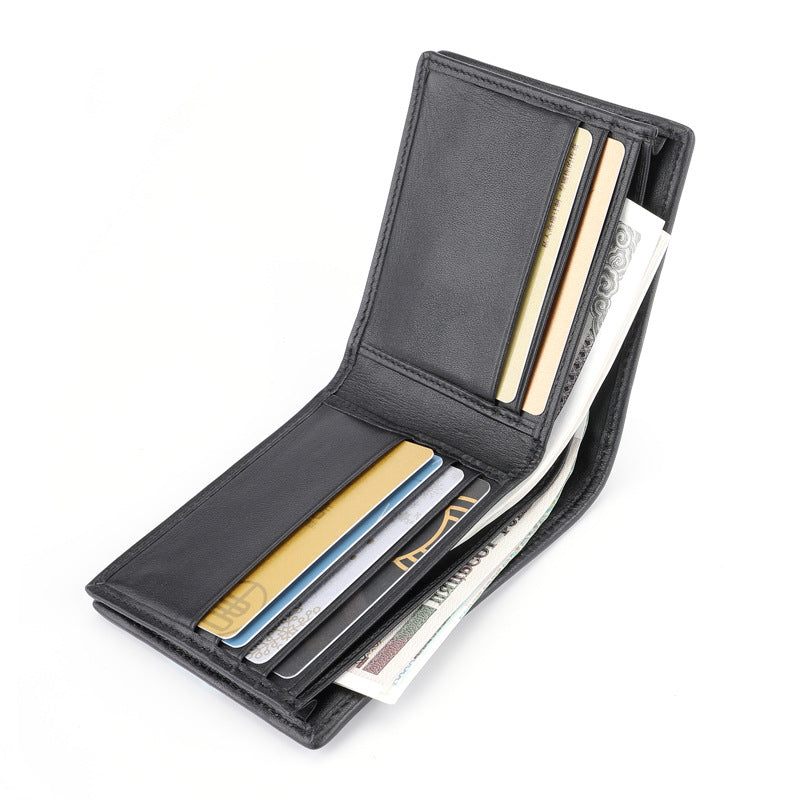 Men's Crocodile Leather Genuine Horizontal Business Fashion Men's Wallets