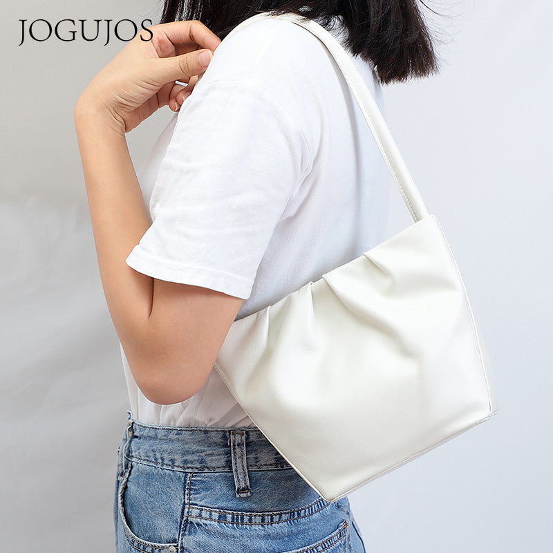 Women's Classy Sheepskin Design Fashion Underarm Shoulder Bags