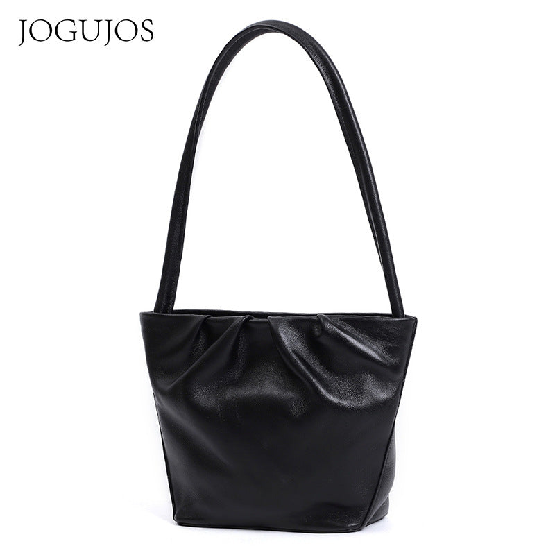 Women's Classy Sheepskin Design Fashion Underarm Shoulder Bags