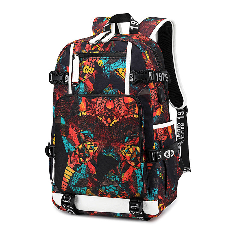 Men's Large Capacity Waterproof Street Fashion Thermal Backpacks