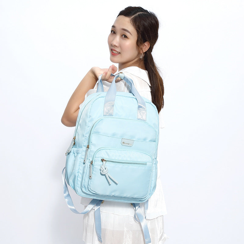 Women's Be Printed Multifunctional Diaper Large Capacity Backpacks
