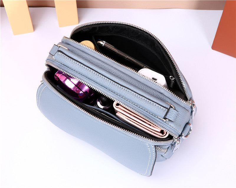 Women's Genuine Leather Fashion Top Layer Cowhide Shoulder Bags