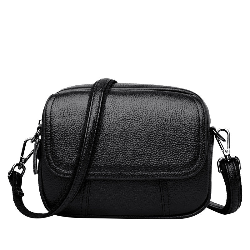 Women's Leather Trendy Fashion Joker Layer Cowhide Shoulder Bags