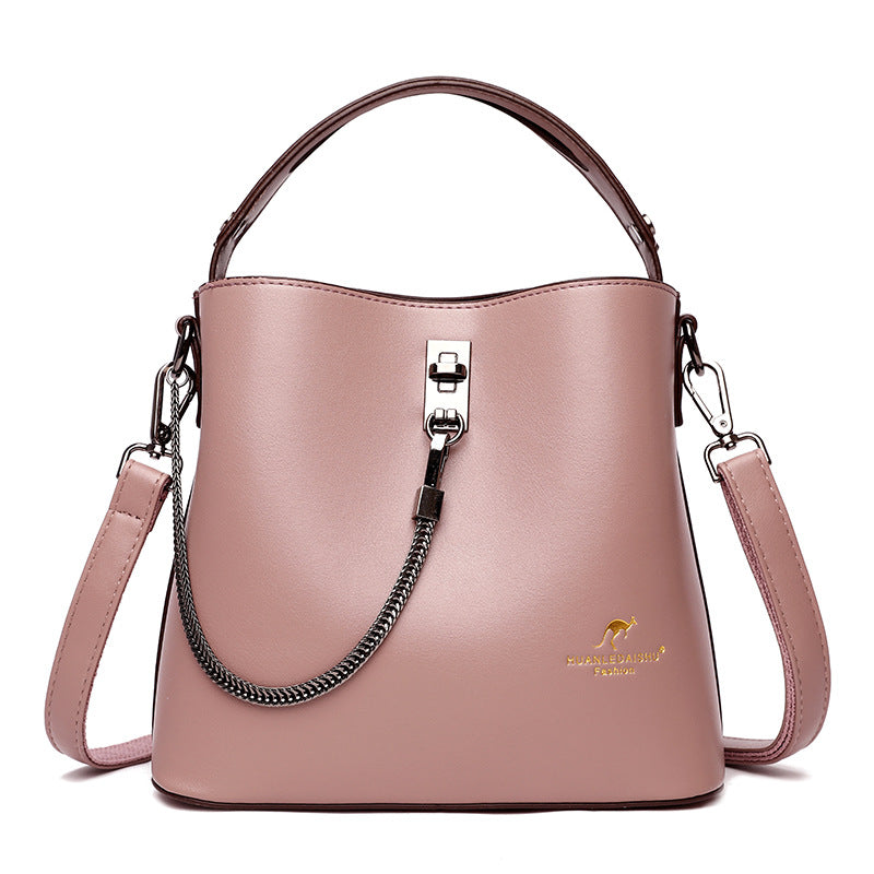 Women's New Large Capacity Fashion Leather Bags