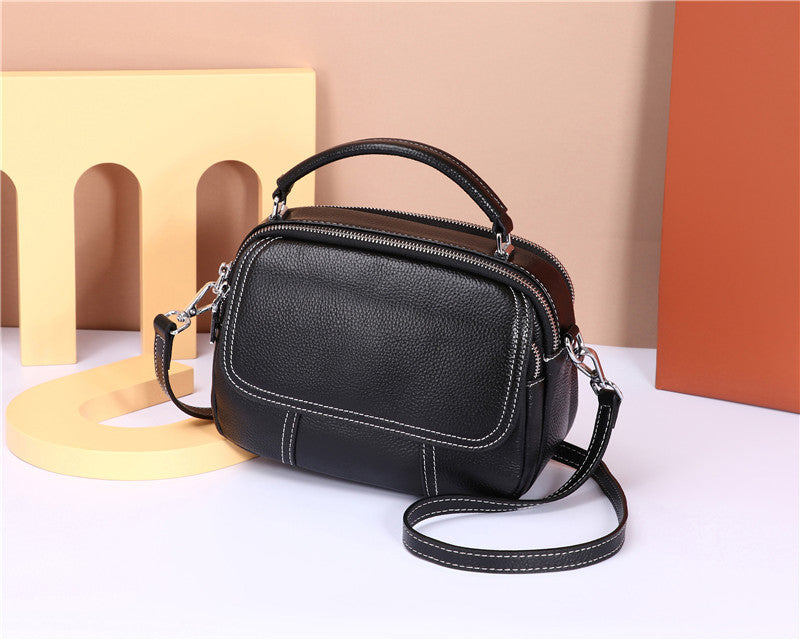 Women's Genuine Leather Fashion Top Layer Cowhide Shoulder Bags
