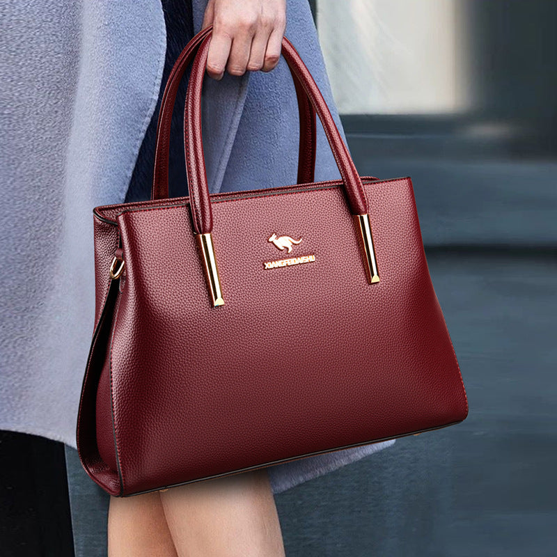 Women's Korean Style Mom Simple Elegant Handbags