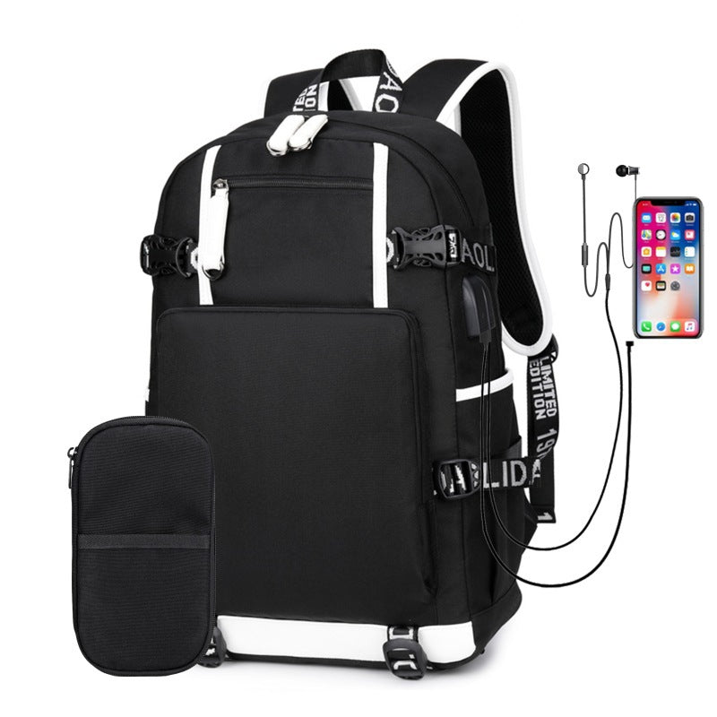 Men's Large Capacity Waterproof Street Fashion Thermal Backpacks