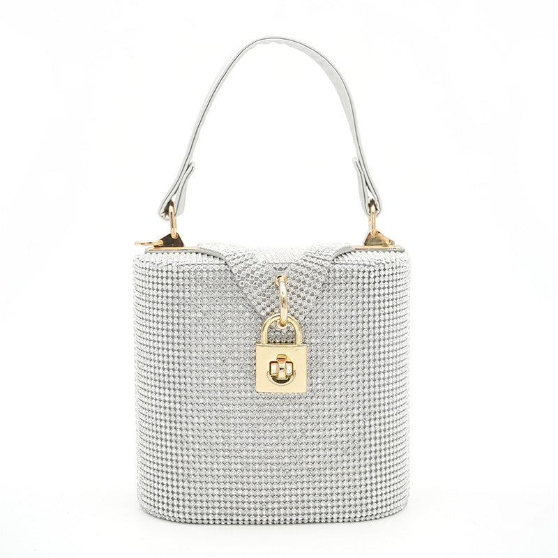 Portable Diamond Gem Personalized Dress Matching Evening Bags