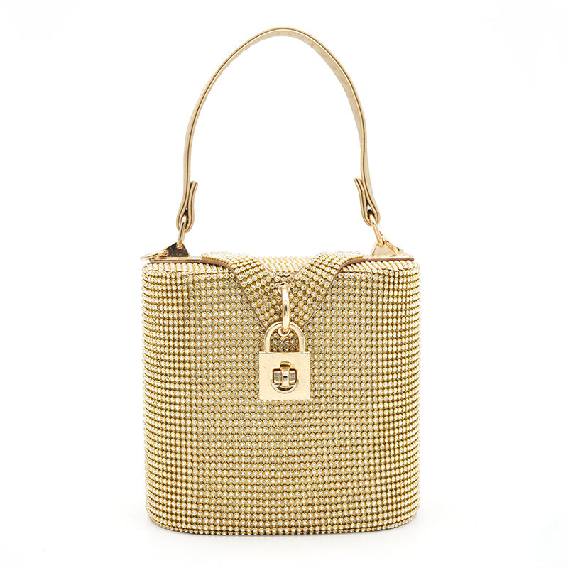 Portable Diamond Gem Personalized Dress Matching Evening Bags