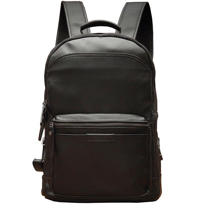 Women's & Men's & Handmade Genuine Leather Simple Comfortable Backpacks