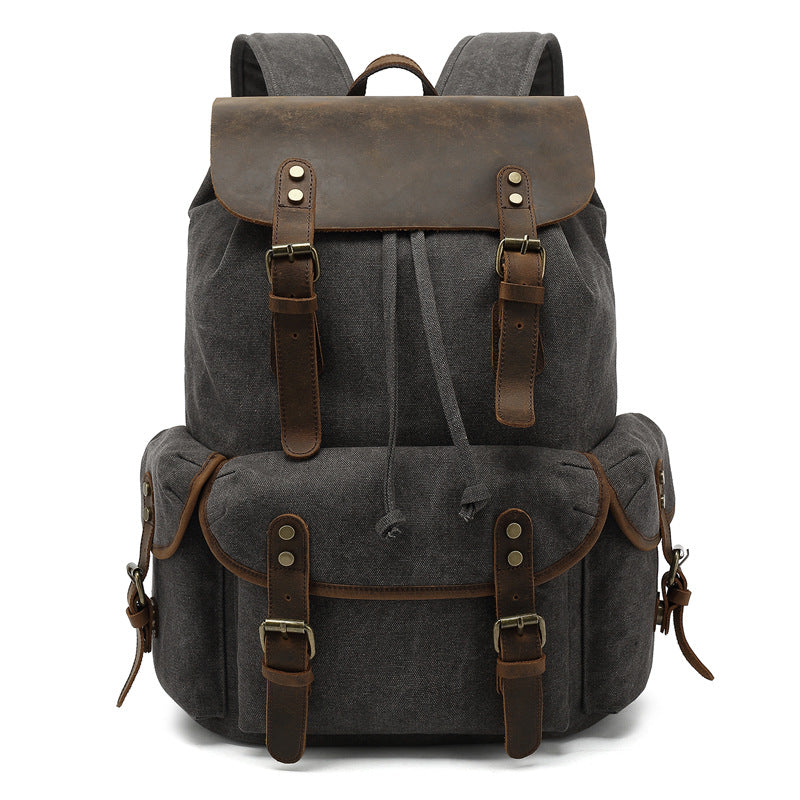 Fashion Portable Canvas Trendy Large Capacity Backpacks