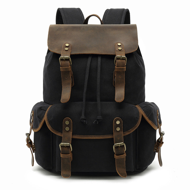 Fashion Portable Canvas Trendy Large Capacity Backpacks