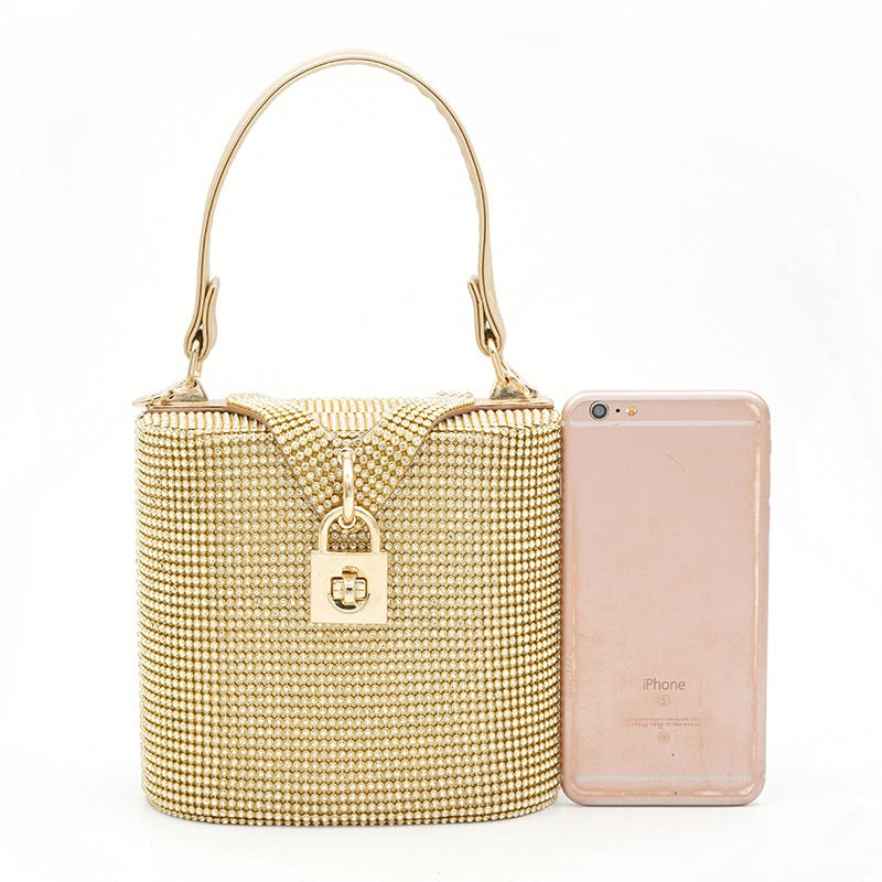 Portable Diamond Gem Personalized Dress Matching Evening Bags