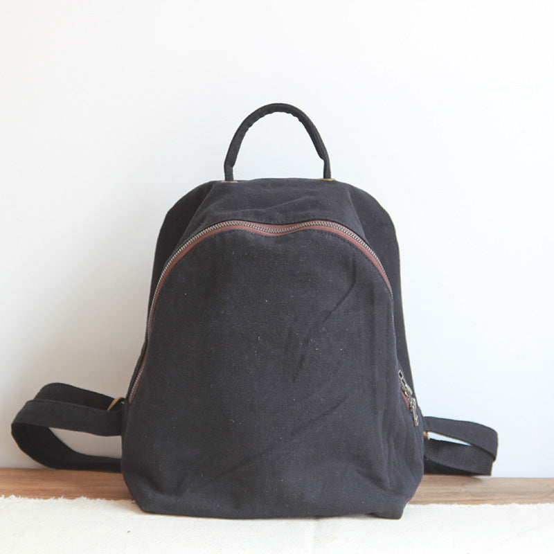 Women's Niche Canvas Leisure Fresh College Style Backpacks