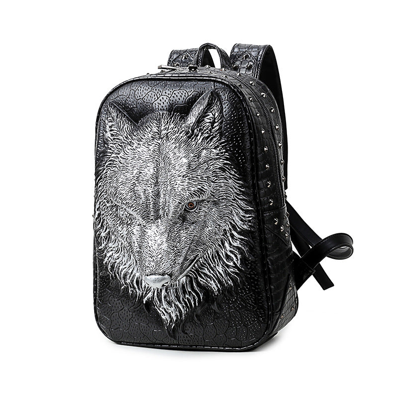 Women's & Men's Stylish & Wolf Head Backpacks