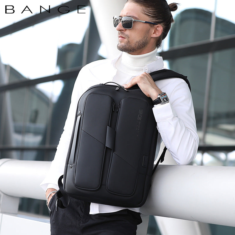 Men's Bange Waterproof Business Large Capacity Computer Backpacks
